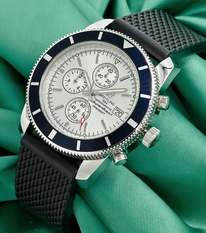 Breitling Superocean Heritage Chronograph Silver Dial Watch