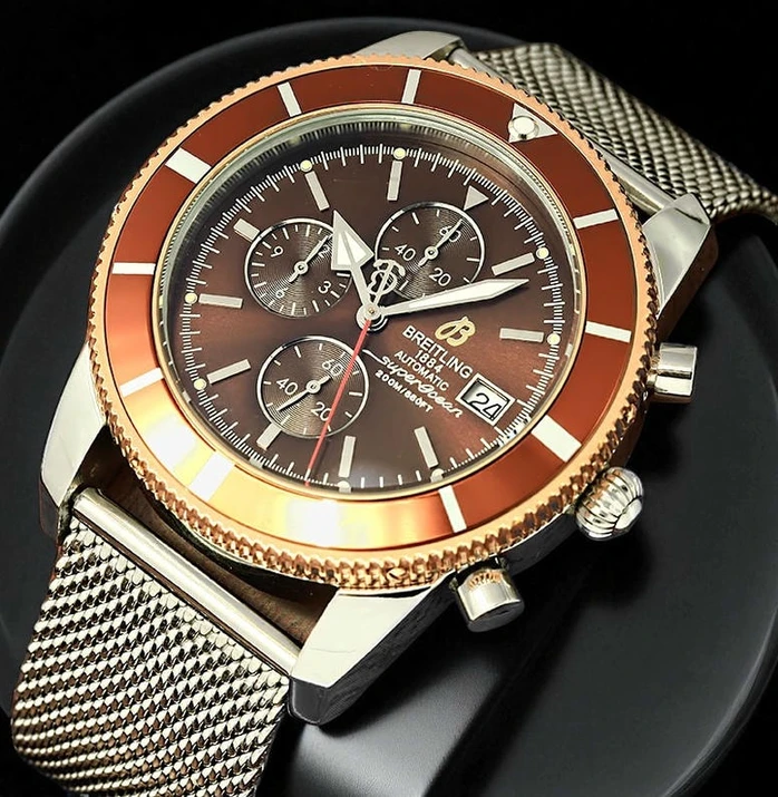 Breitling Superocean Heritage Ii Brown Dial Chronograp Watch510 Pakistan