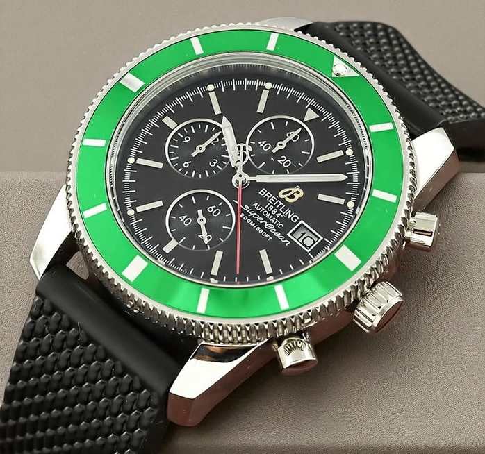 Breitling Superocean Heritage Ii Green Dial Watches Pakistan