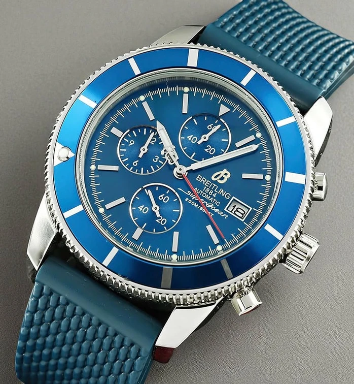 Breitling Superocean Heritage Ii Watch Blue Dial Pakistan