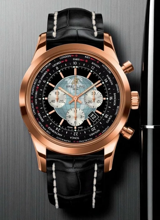 Breitling Transocean Chronograph Unitime Watch Pakistan