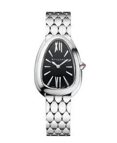 Bvlgari Serpenti Seduttori Steel Black Dial Quartz Watch 1783796580 470bc3a1