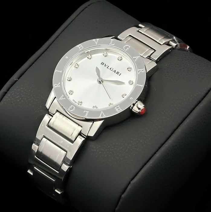 Bvlgari Silver Diamond Dial Ladies Watch Pakistan