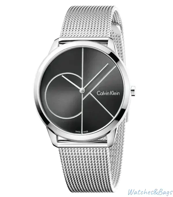 Calvin Klein Minimal Stainless Steel Strap Black Dial Watch 2026 1783796581 31296fba