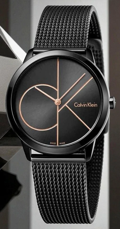 Calvin Klein Womans Minimal Black Mesh Watch Pakistan 1765831075 938b641c