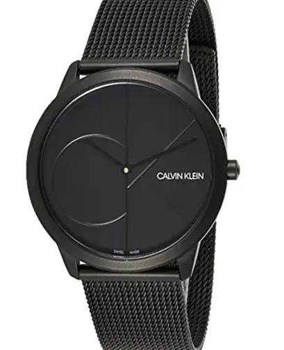Minimalist Black Watch For Men Magnet Band Analog Watch 2026