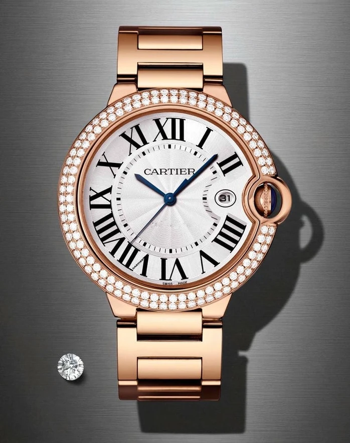 Cartier Ballon Bleu De Cartier Rose Gold Diamonds Watch Pakistan 1765831085 7bfcba52