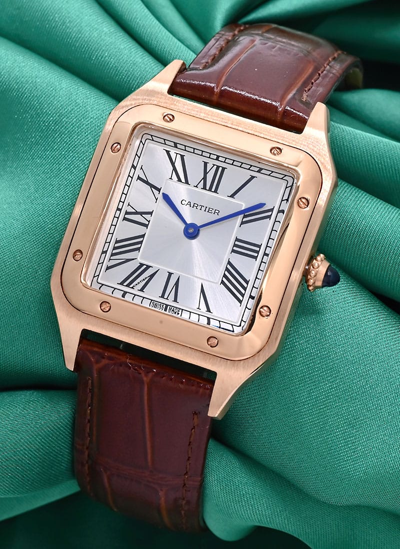 Cartier De Santos Dumont Ladies Brown Straps Watch 3 1768330970 038a67dd