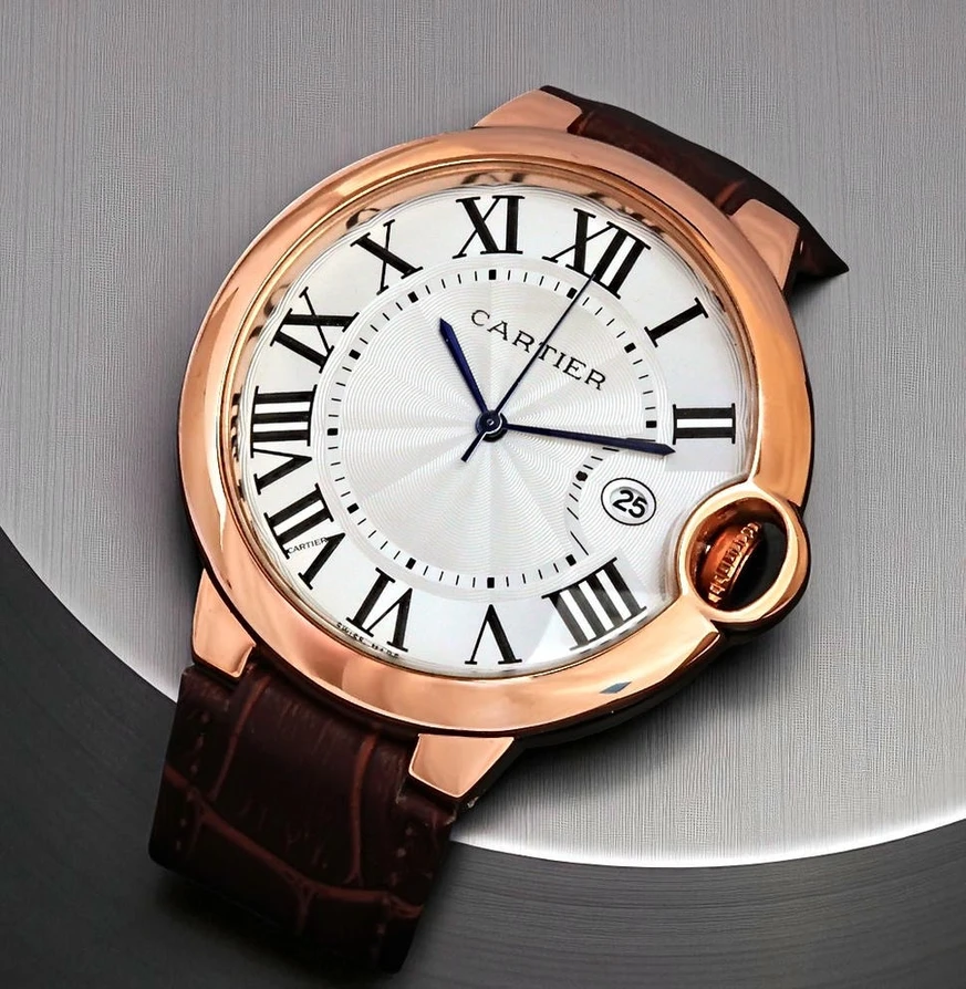 Cartier Mens Golden Watch Pakistan 1765831081 F4570bd1