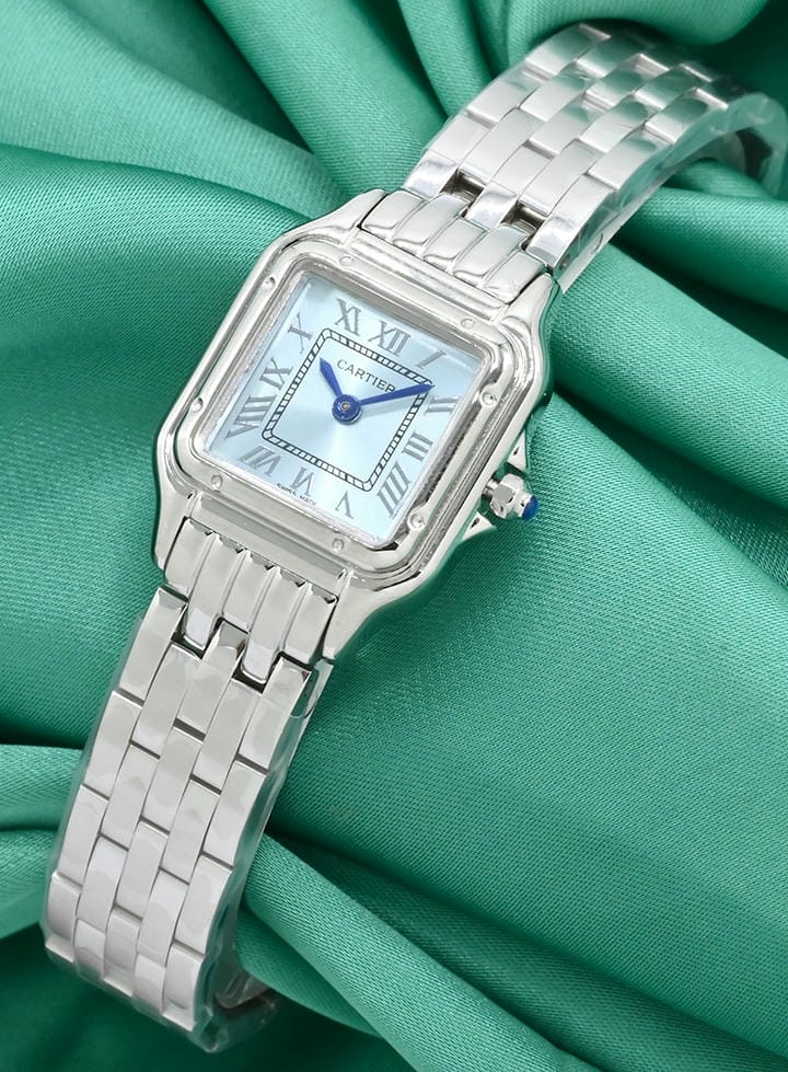 Cartier Panth Re De Cartier Light Blue Dial Mini Ladies Watch 1768330971 E68c4d10