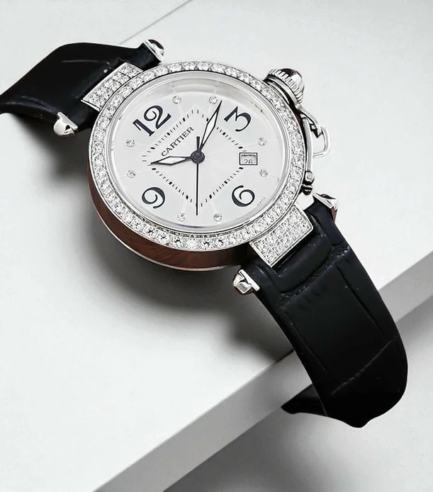 Cartier Pasha Diamond Bezel Ladies Pakistan 1765831100 039e09ac