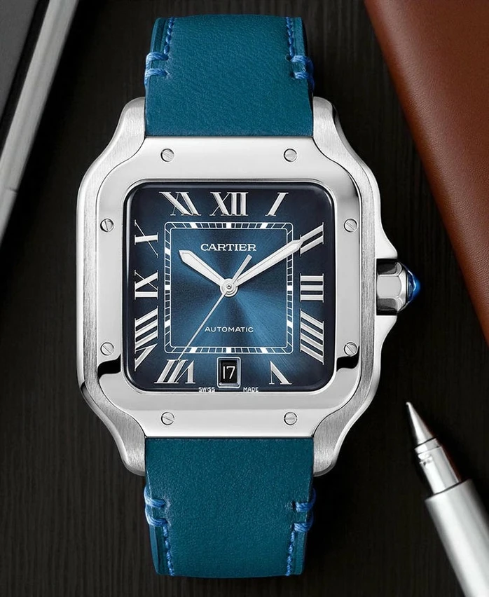 Cartier Santos De Cartier Blue Dial Watch004 Pakistan 1765831108 A3ab687f