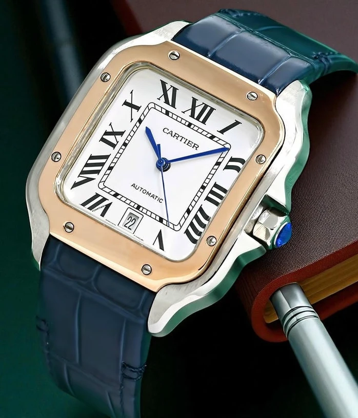 Cartier Santos De Cartier Blue Straps Watch Pakistan 1765831108 A9be72c0