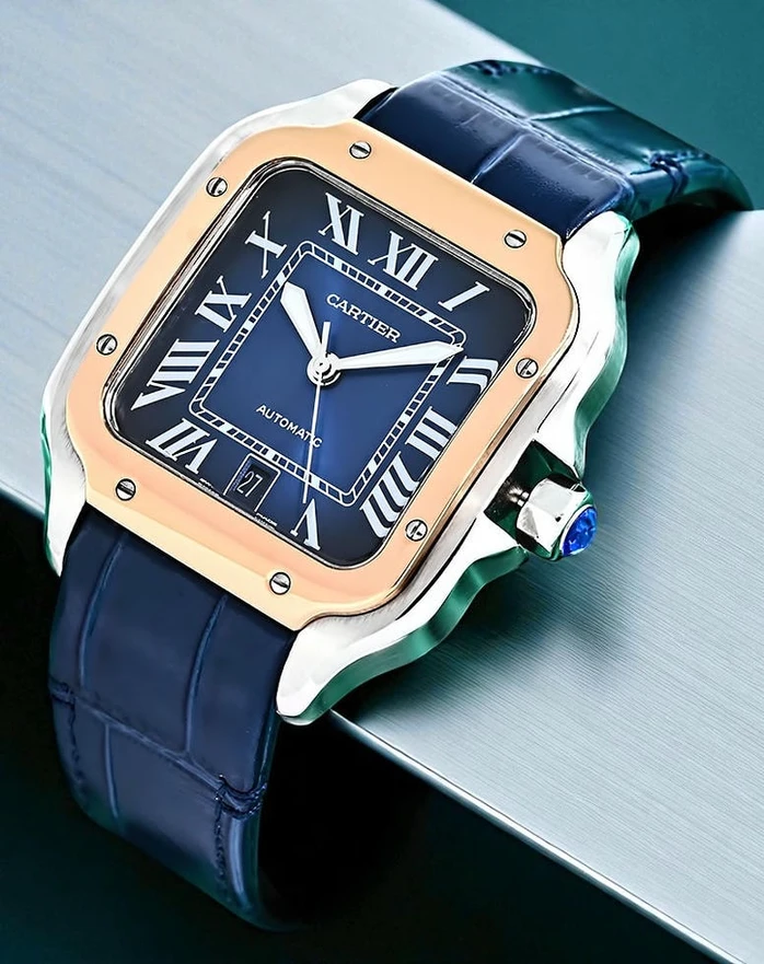 Cartier Santos De Cartier Blue Watch Pakistan 1765831108 17cb0f2f