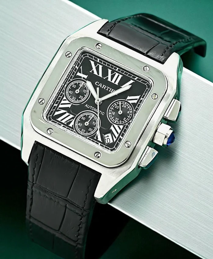 Cartier Santos De Cartier Chronograph Watch 2 Pakistan 1765831109 A96a694b