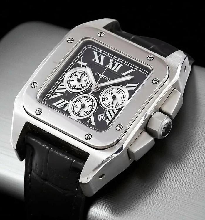 Cartier Santos De Cartier Chronograph Watch 67 Pakistan 1765831109 741d8321