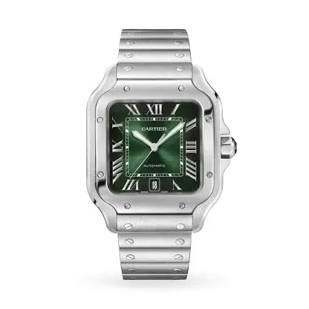 Cartier Santos De Cartier Green Dial Watch 1783796582 8688c9d2