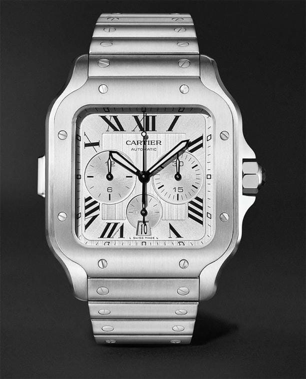 Cartier Santos De Cartier Silver Watch 1768330974 20fab0a1