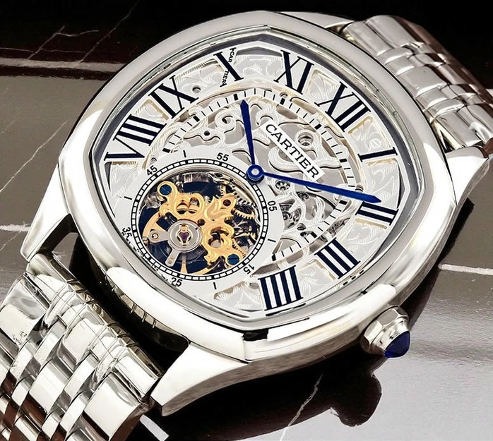Cartier Skeleton Tourbillon Watch608 Pakistan