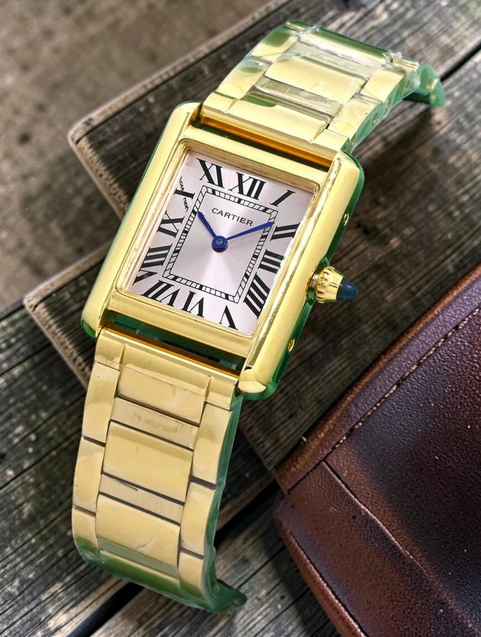 Cartier Tank Francaise 25mm Ladies Watch Front Photoroom