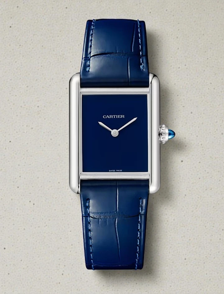 Cartier Tank Must Blue Ladies Watch