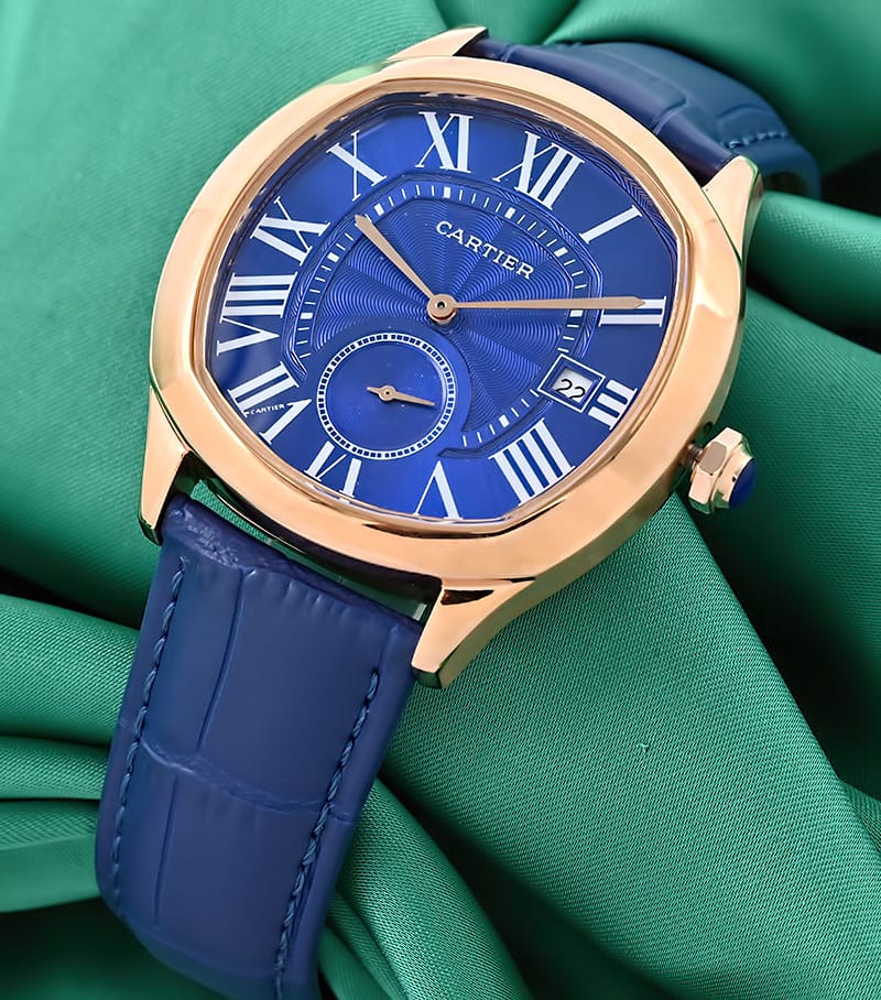 Drive De Cartier Blue Watch