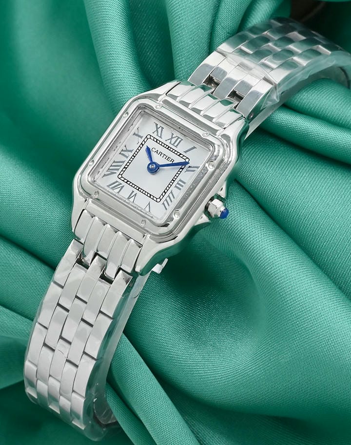 Panth Re De Cartier Mini Ladies Silver Dial Watch