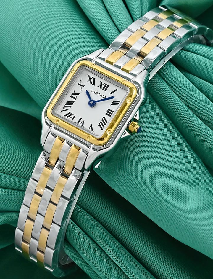 Panth Re De Cartier Two Tone Ladies Mini Watch