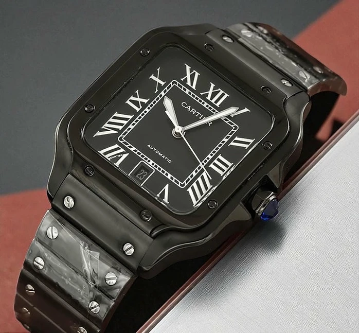 Santos De Cartier Black Watch Pakistan