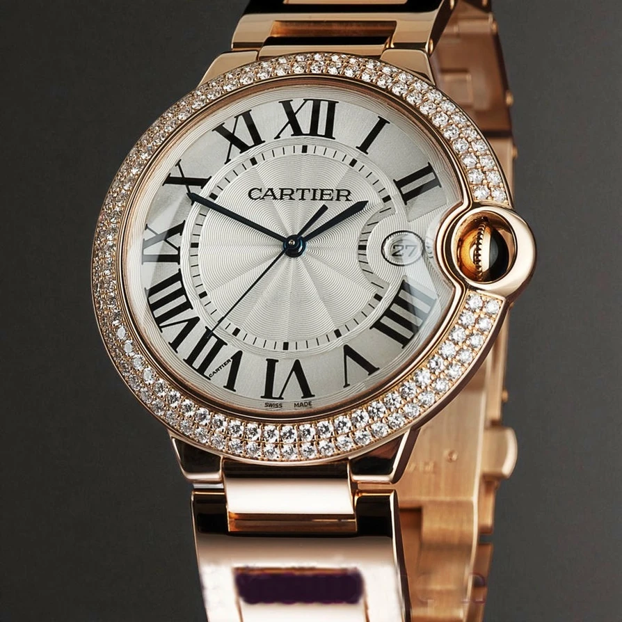 Watch Club Cartier Ballon Bleu Pink Gold Diamond Bezel 18694 1024x1024 Pakistan