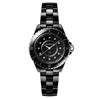 Chanel J12 Black Ceramic Ladies Watch 1783796584 322db717