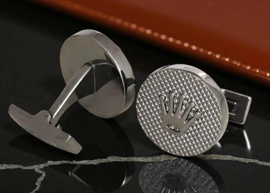 Rolex Cufflinks Black Pakistan