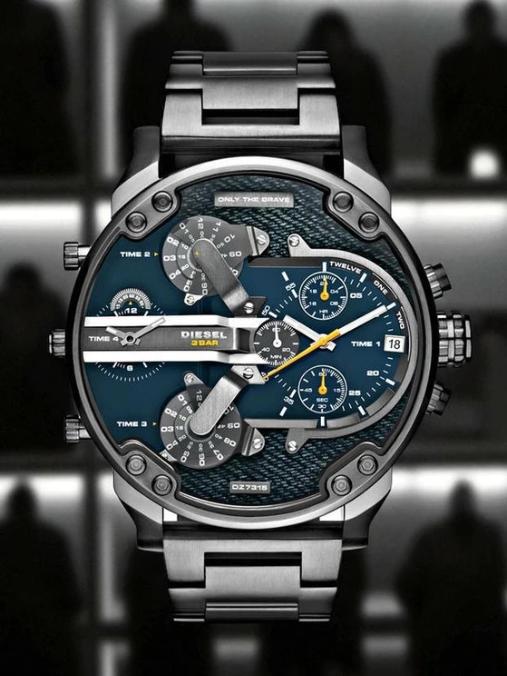 Diesel Mens Dz7331 The Daddies Series Analog Display Analog Quartz Black Watch Pakistan 1765831160 93a934b2