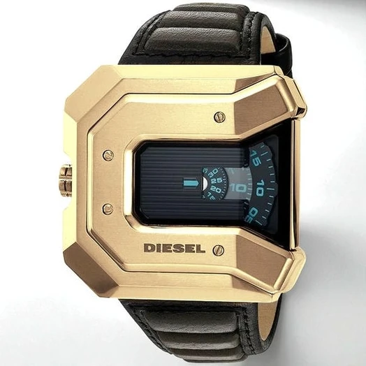 Diesel Mens Dz7385 Carver Gold Black Leather Watch Pakistan 1765831161 Dd0b60ea