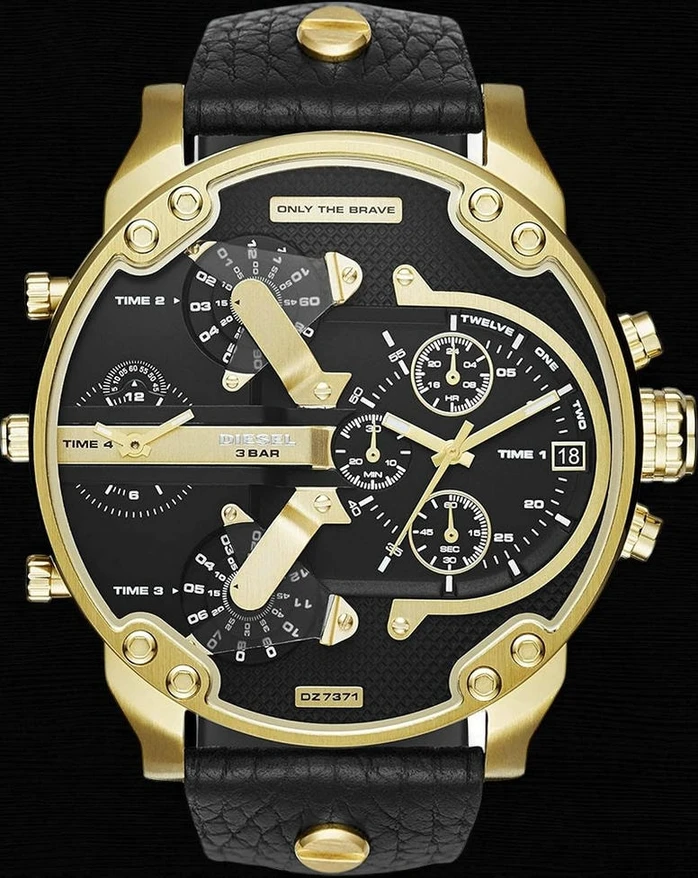 Diesel Mens Mr Daddy 2 0 Black Dial Chronograph Watch Dz7371 Pakistan 1765831161 B150125c