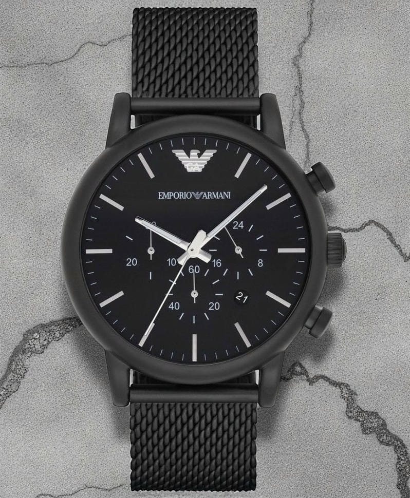 Emporio Armani Ar1968 Black Ip Mesh Chronograph Watch Ar1968 Pakistan 1765831202 58e15a7f