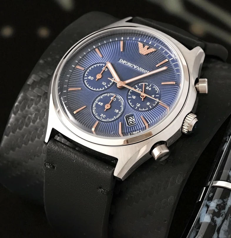 Emporio Armani Ar1998 Chronograph Blue Dial Pakistan 1765831183 2ee45540
