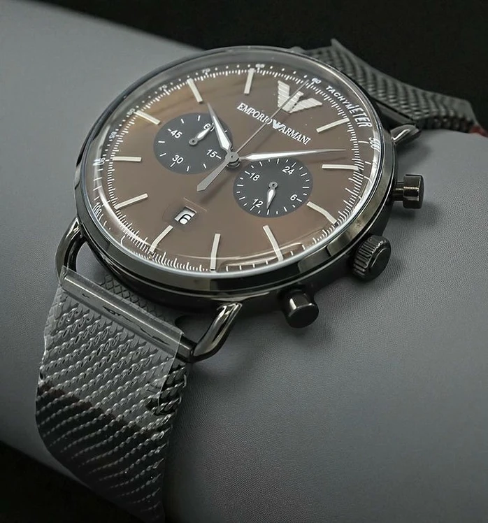 Emporio Armani Aviator Brown Dial Watch Pakistan 1765831184 E90c290f