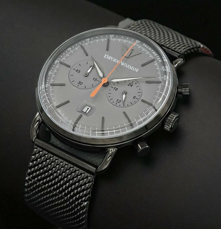 Emporio Armani Aviator Grey Dial Chronograph Watch Pakistan 1765831184 Bc29a9be