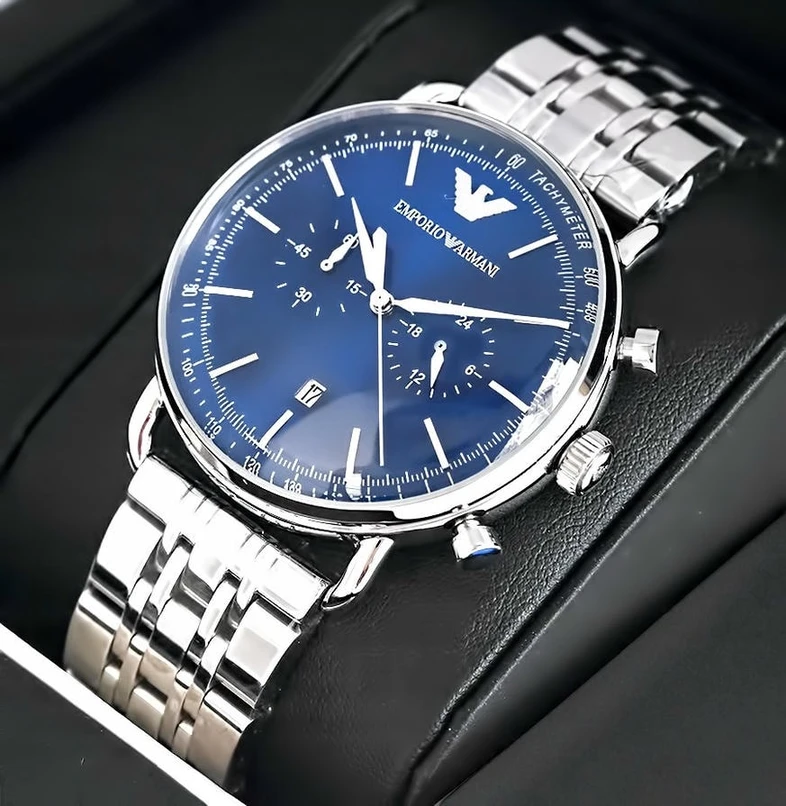 Emporio Armani Blue Dial Watch 2 Pakistan 1765831186 F977af57