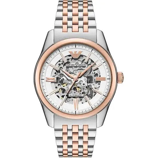 Emporio Armani Dress Two Tone Stainless Steel White Dial 1783796587 384b732a