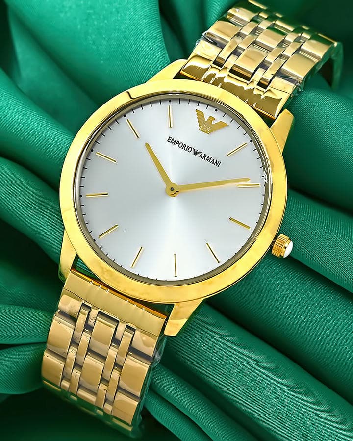 Emporio Armani Full Golden Watch 1768330990 E520375d