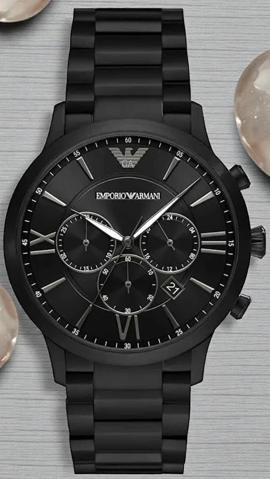 Emporio Armani Giovanni Chronograph Black Watch For Men 1 1768330990 Af4a5919
