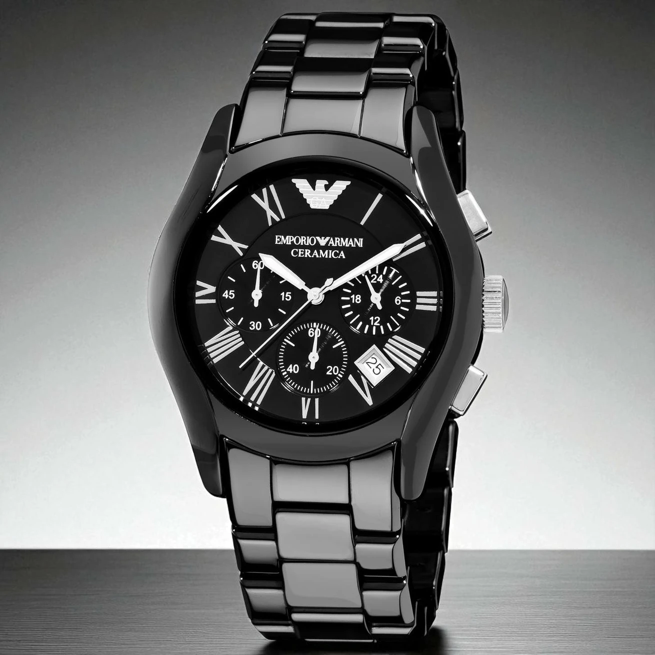 Emporio Armani Men S Ar1400 Ceramic Black Chronograph Watch Pakistan 1765831193 924ef1c8