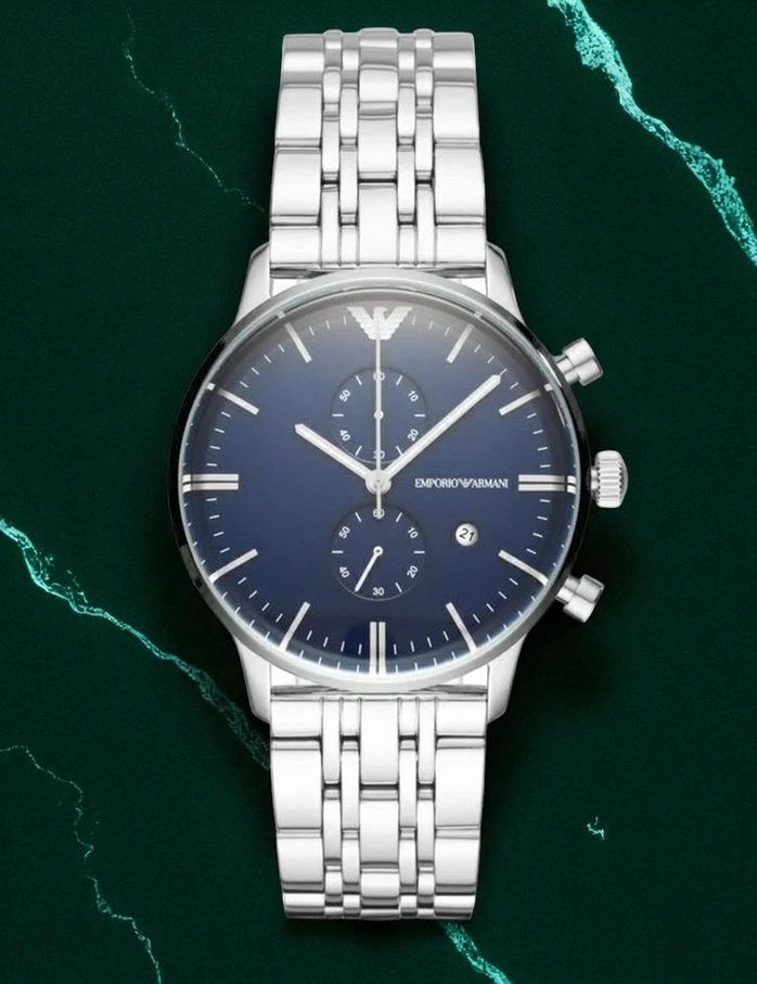 Emporio Armani Men S Chronograph Stainless Steel 43mm Watch 1 Pakistan 1765831194 68257d40