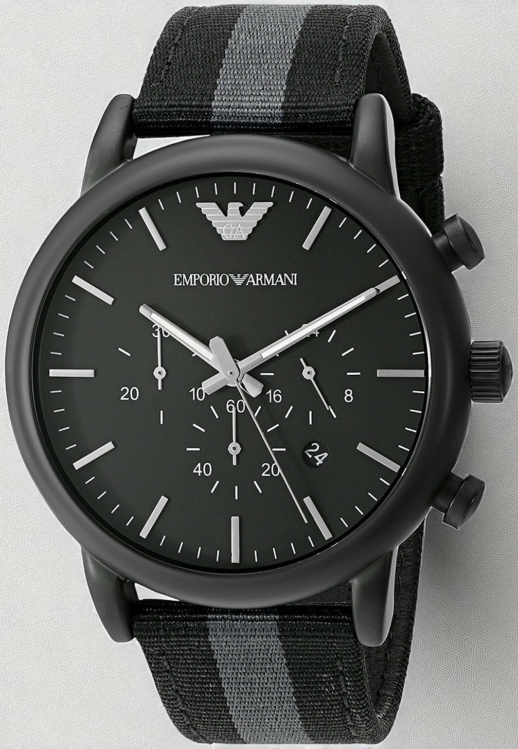 Emporio Armani Mens Chronograph Luigi Gunmetal Stainless Steel Watches Pakistan 1765831178 B9f87032