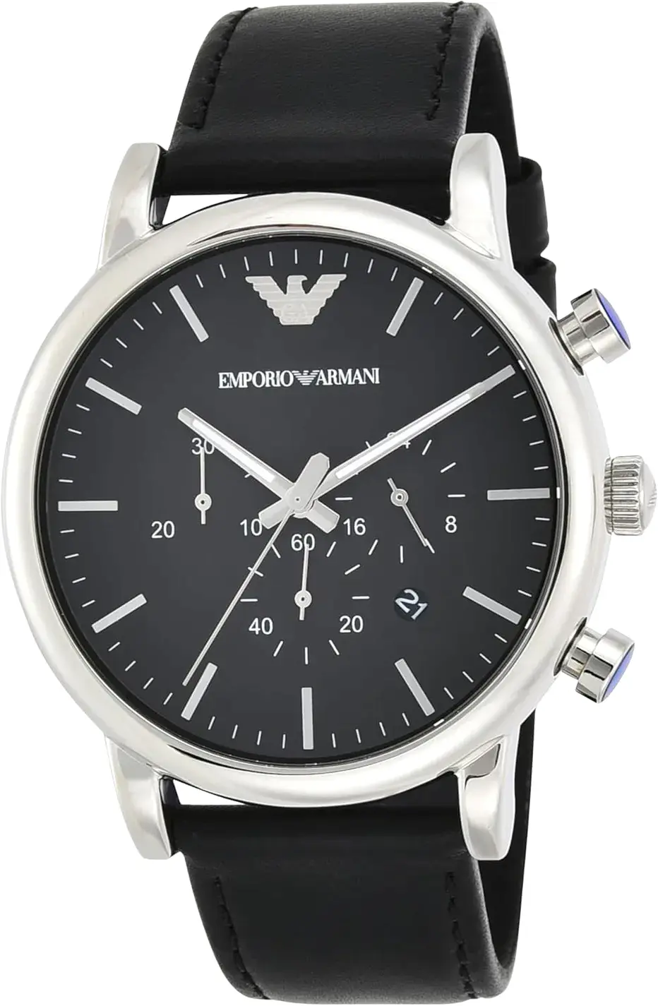 Emporio Armani Mens Chronograph Stainless Steel And Leather Watch Model Ar1828 2026 1783796589 40ba751a