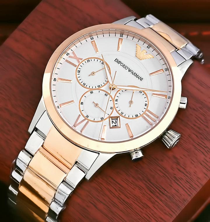 Emporio Armani Two Tone Watch