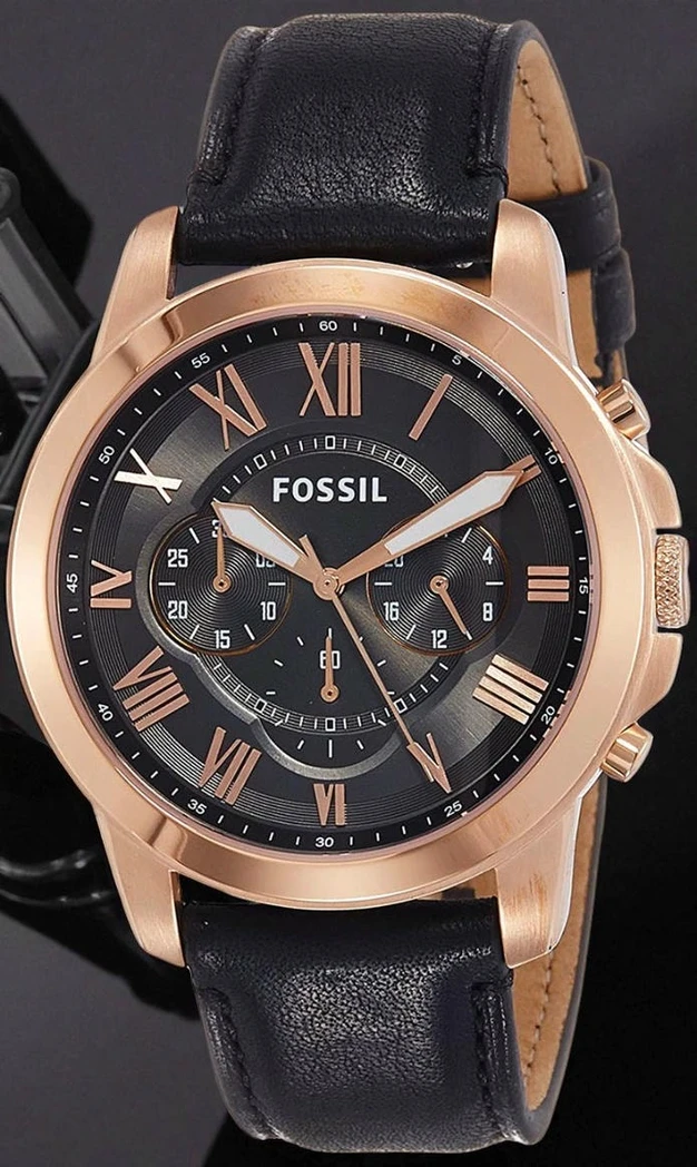 Fossil Grant Chronograph Black Leather Men S Watch7071 Pakistan 1765831220 Cb3a0f60