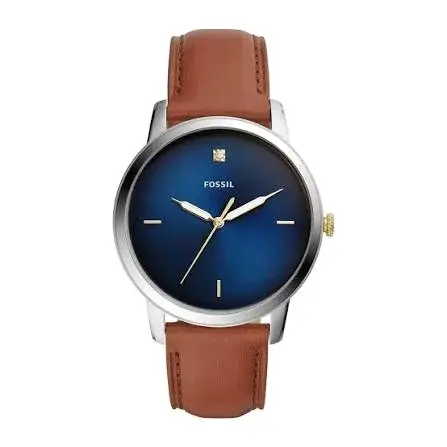 Fossil Minimalist Carbon Series Three Hand Luggage Leather Watch Fs5499 1783796594 Fed8aba0